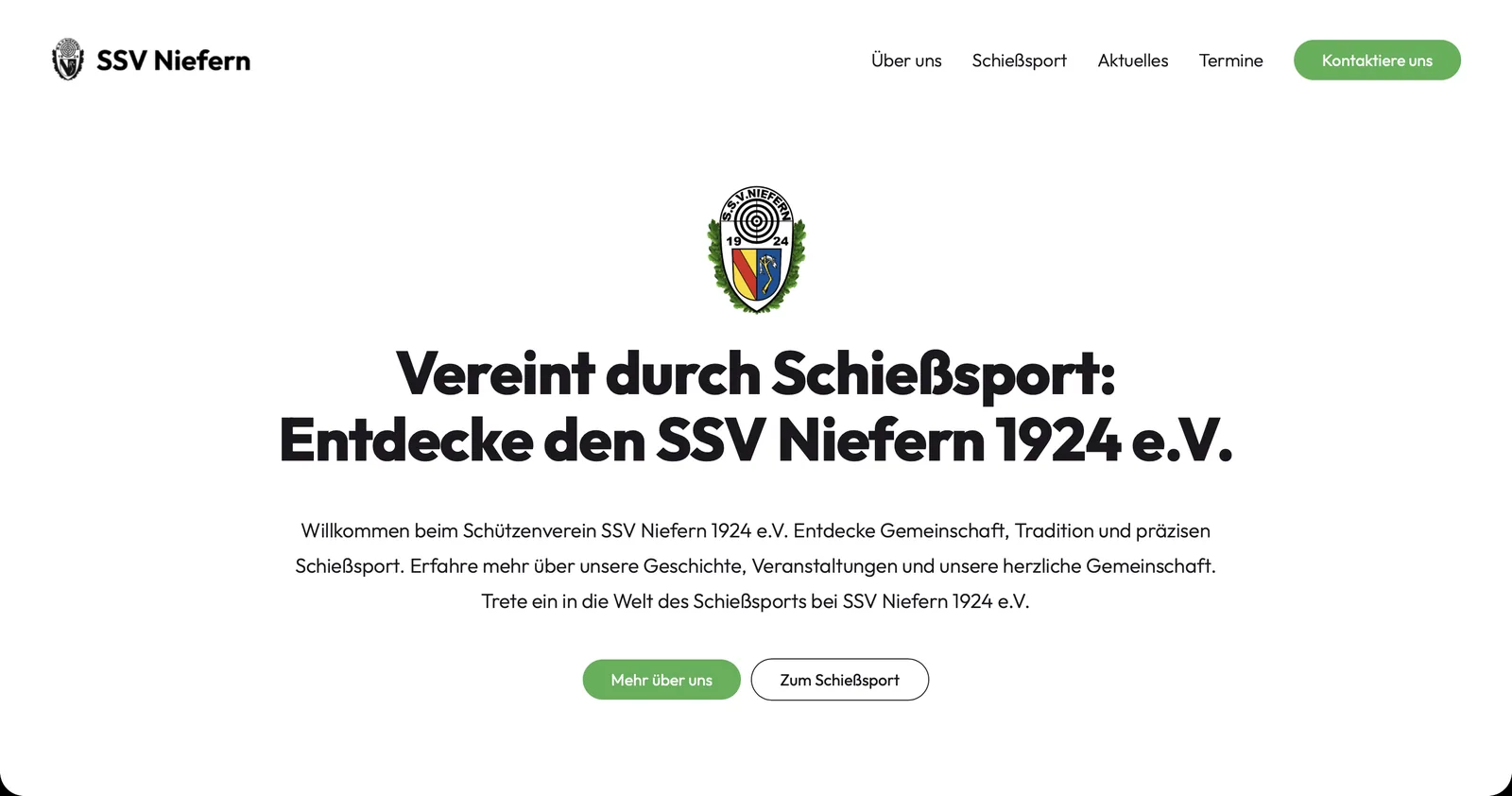 Startseite von SSV Niefern